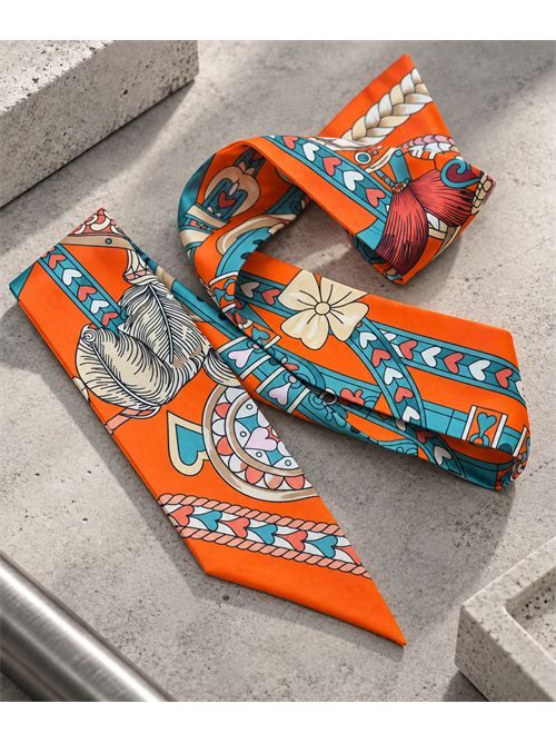 mini foulard fantasia SETTEBÌ | TWI03CINTURINI ARANCIO